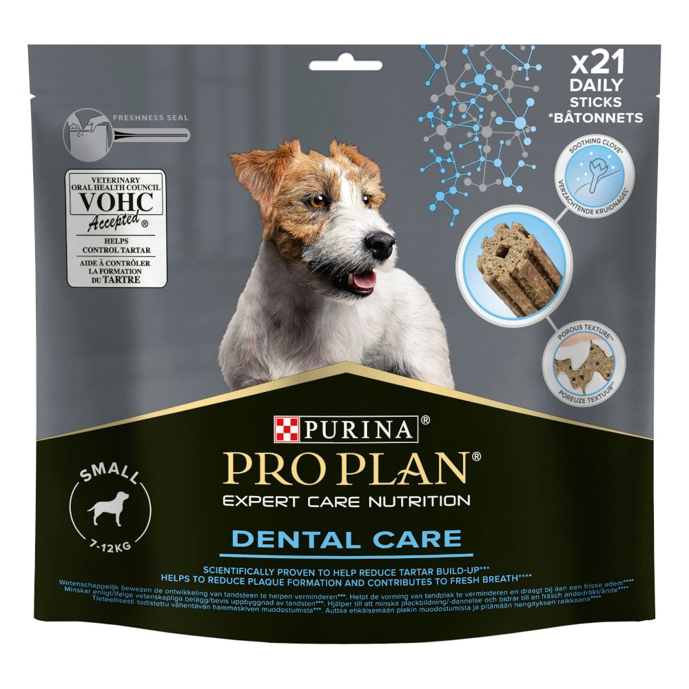 PURINA PRO PLAN Dental Care for Small Dogs (7 - 12kg) 345g (21 Sticks)