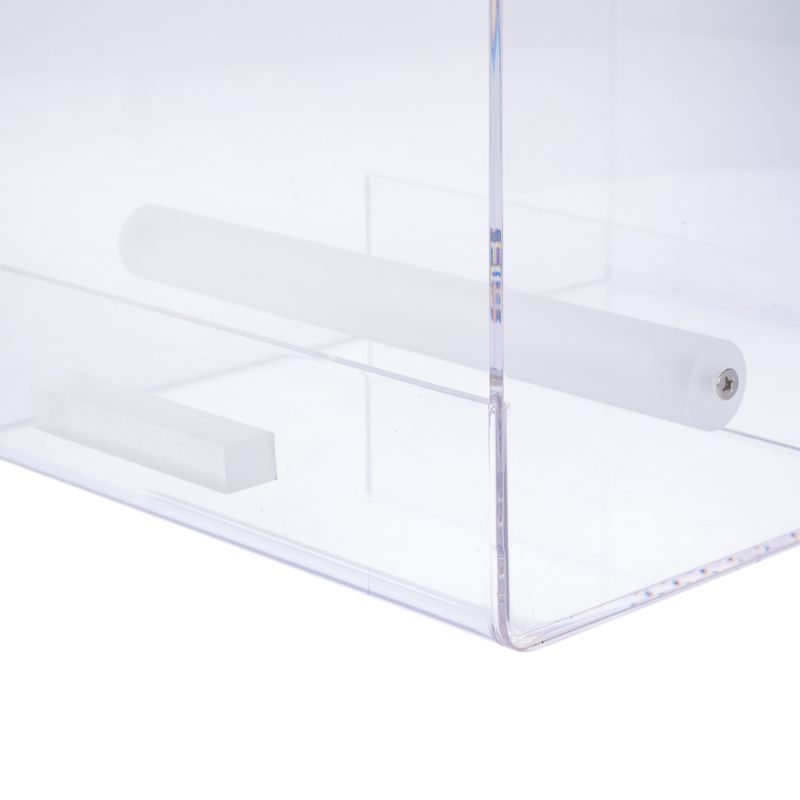 TIAKI No-Mess Acrylic Bird Feeder Size S: 13 x 14 x 13cm (L x W x H)