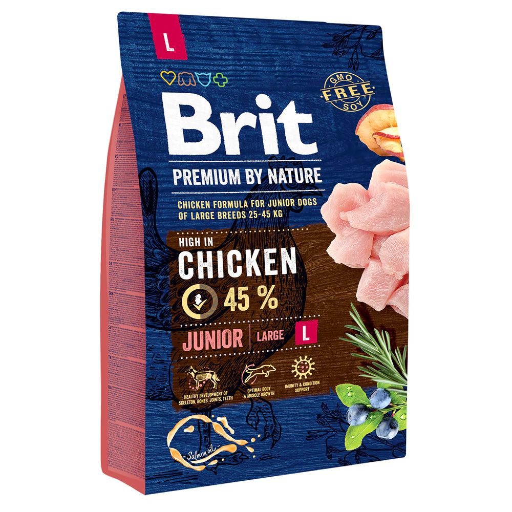 Brit Premium by Nature Junior Large Breed with Chicken 3kg