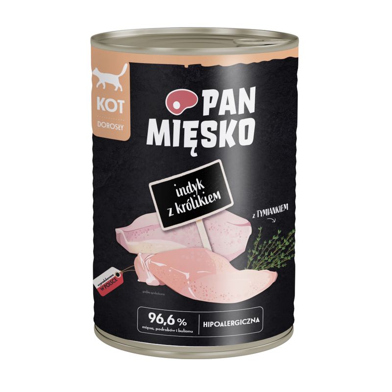 Pan Mięsko Cat 12 x 400g Turkey with Goose