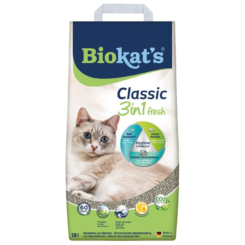 Biokat’s Classic Fresh 3in1 Cat Litter 10l