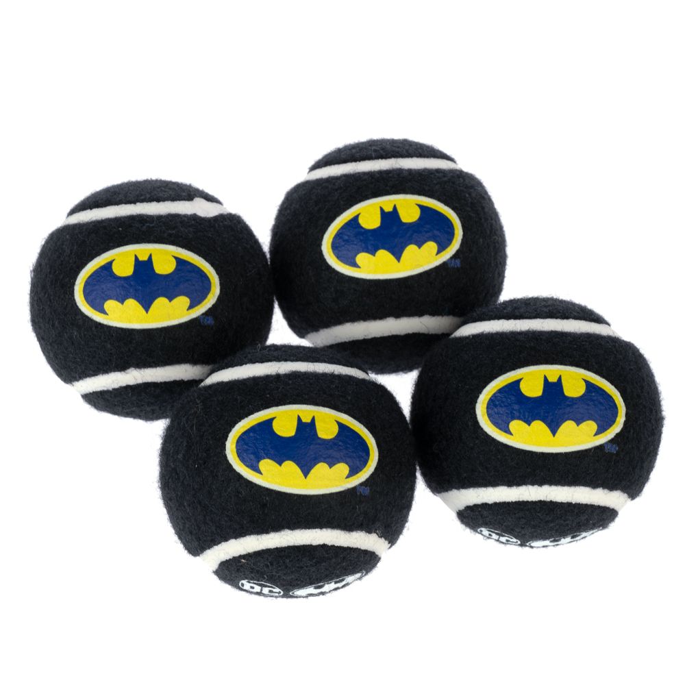 Warner Bros™ DC Batman Tennis Ball Set Set of 4 (each diameter 6.3cm)