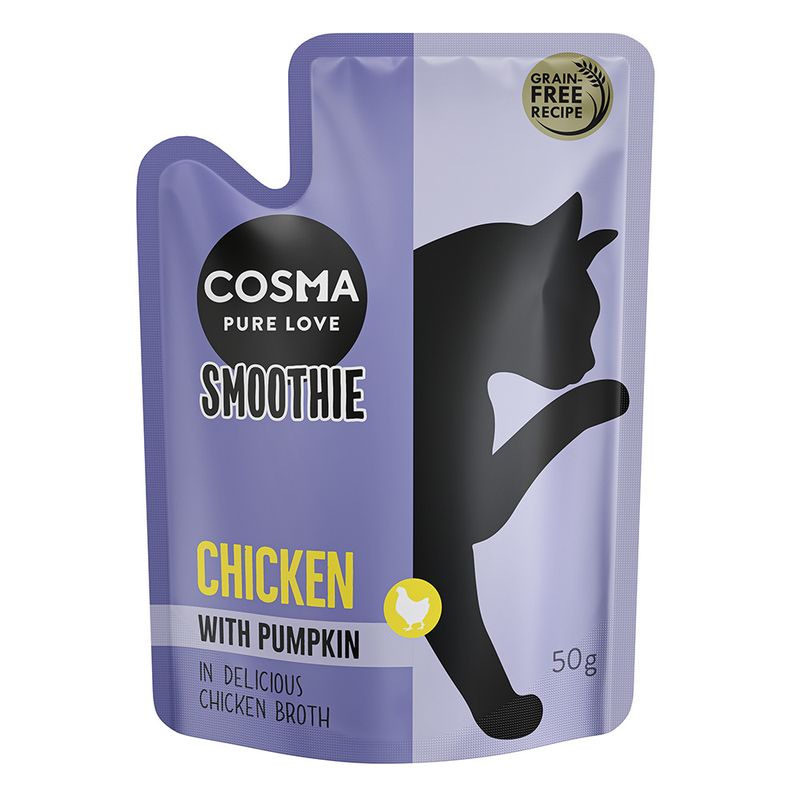 Cosma Smoothies 6 x 50g Chicken with Pumpkin