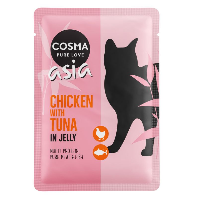 Cosma Asia in Jelly Pouches 6 x 100g Chicken with Chicken Liver