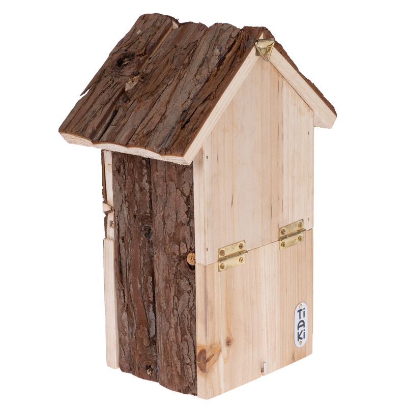 TIAKI log cabin nesting box L 17 x W 12.5 x H 26 cm