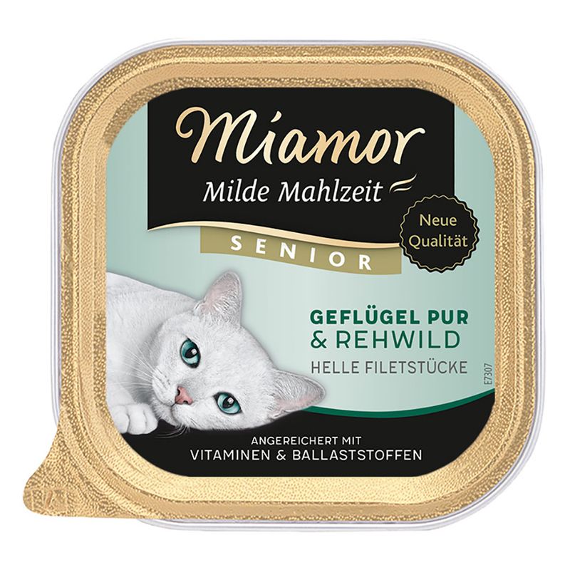 Miamor Mild Meal 6 x 100g Pure Poultry & Salmon