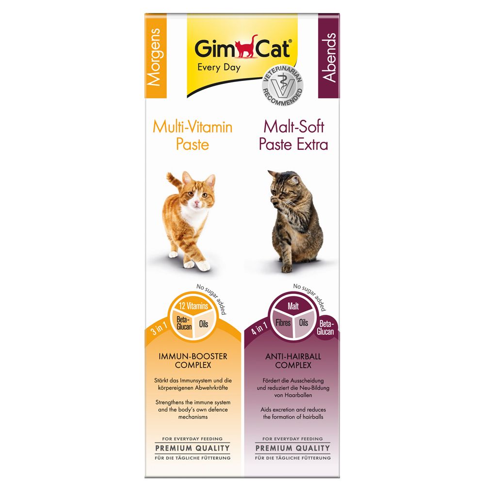 GimCat Multivitamin + Malt Dual Pack 2 x 50g