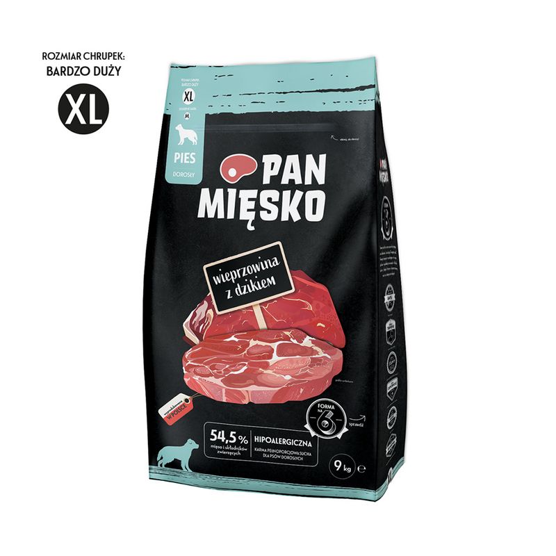 Pan Mięsko XL Pork with Wild Boar 9kg