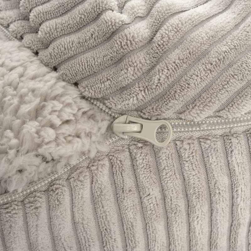 Flocke Dog Bed Grey Replacement Cover (90cm diameter)