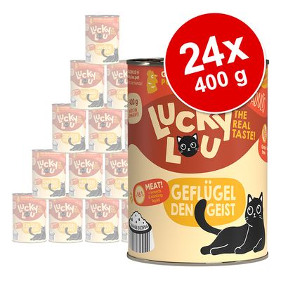 Lucky Lou Adult Saver Pack 24 x 400g Poultry