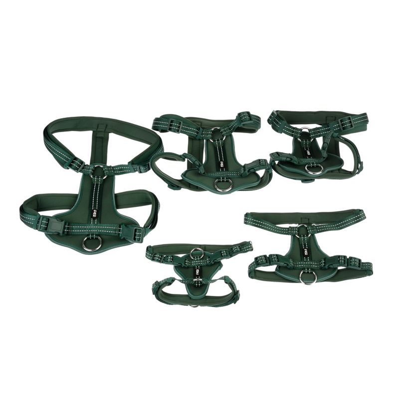 TIAKI Harness Neoprene - Green Size XS: 28 - 42 cm chest circumference