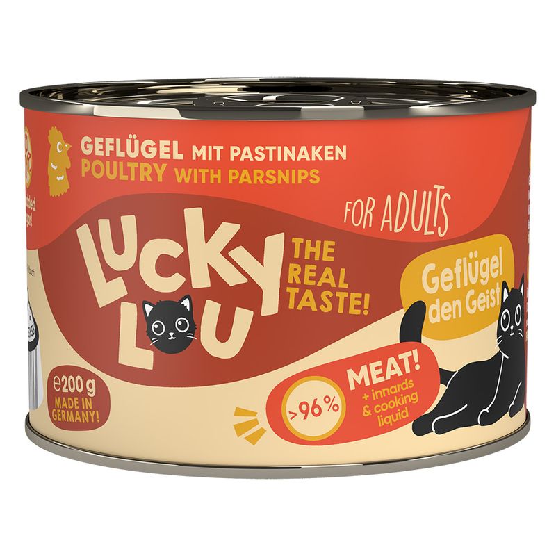 Lucky Lou Adult Saver Pack 24 x 200g Poultry & Duck