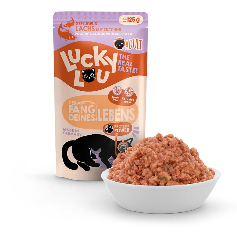 Lucky Lou Adult 16 x 125g Poultry