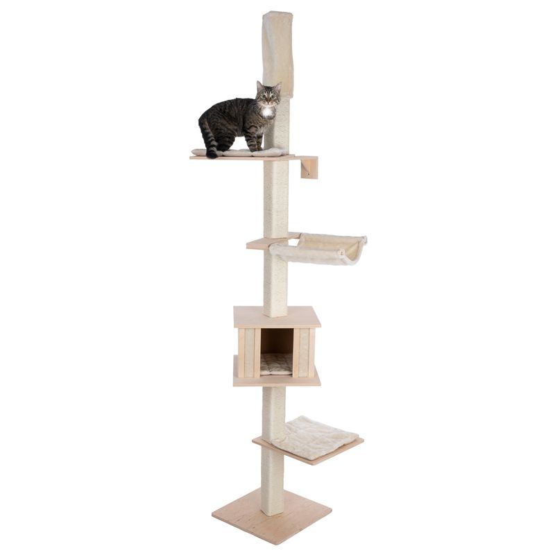 Natural Paradise Ceiling Cat Tree - Orchid Vanda Cream