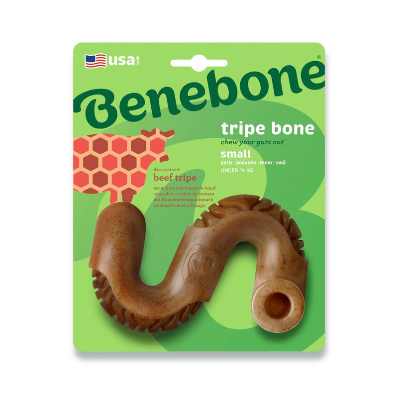 Benebone Tripe Bone Small: approx. 1.5 x 7cm (L x W)