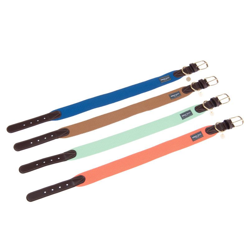 Nomad Tales Bloom Collar, mint Size XS: 30 - 36 cm neck circumference, W 25 mm