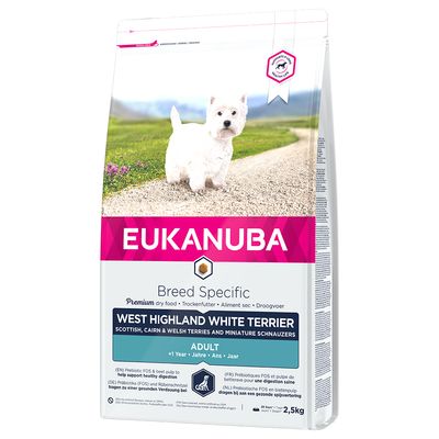 Eukanuba West Highland White Terrier Adult 2.5kg