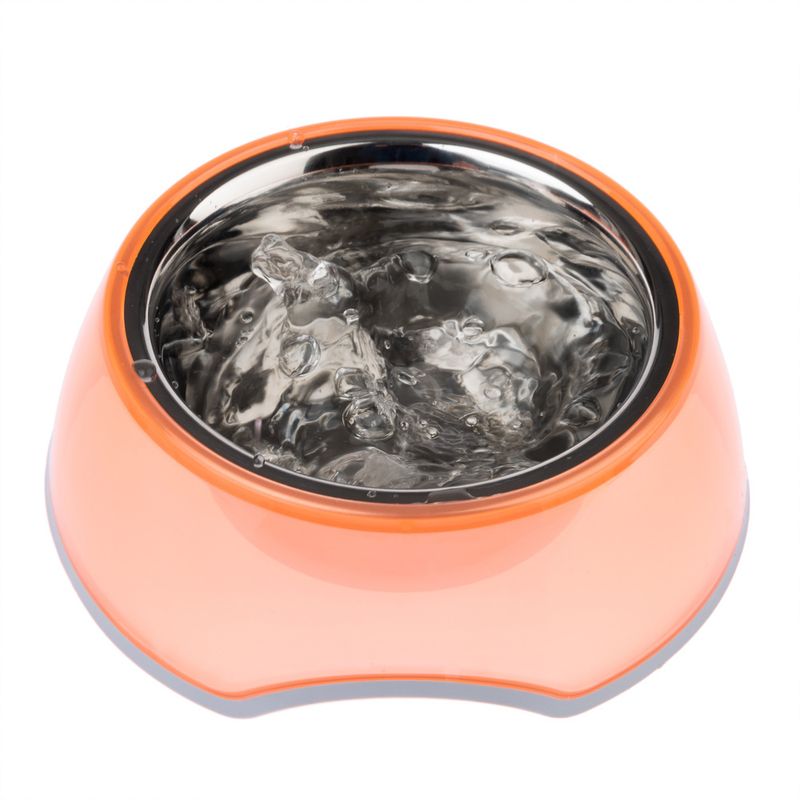 TIAKI Anti-Slip Bowl - Transparent Orange 400ml (16cm diameter)