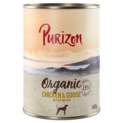 Purizon Organic 6 x 400g Salmon & Chicken with Spinach