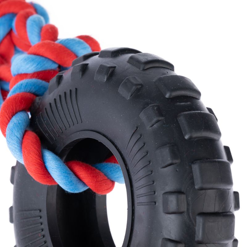 TIAKI Rubber Tyre with Rope 1 Toy