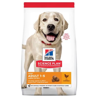 Hill's Science Plan Adult 1-5 Light Large Breed with Chicken 14kg