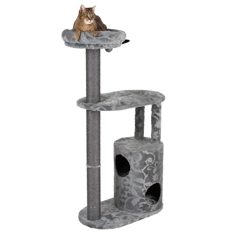 Royal Silver Cat Tree Grey / Floral