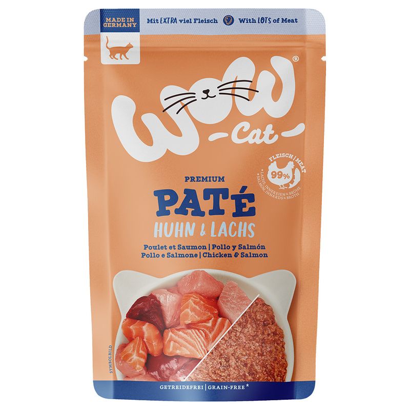 WOW Cat Adult Paté Mixed Pack Saver Pack 24 x 125g Mixed Pack (3 Varieties)