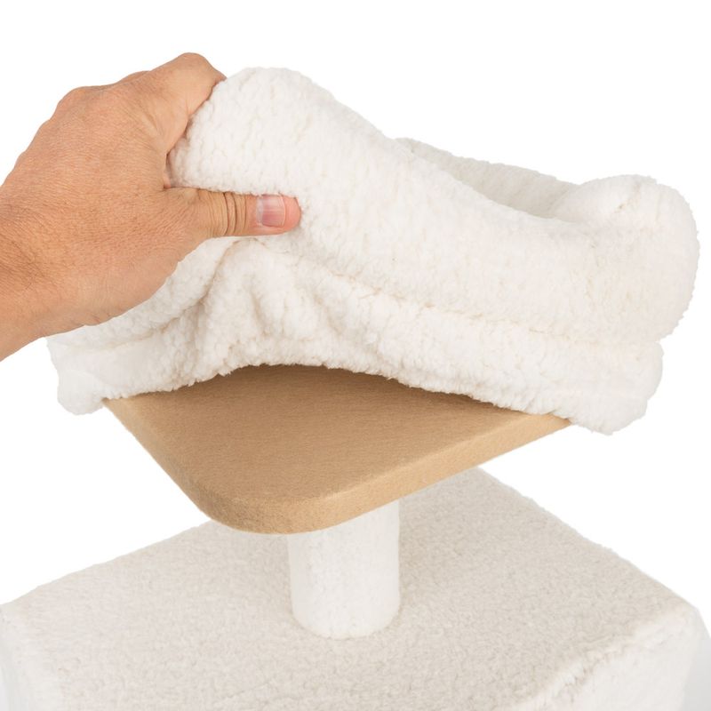 La Digue II Cat Tree Wool White