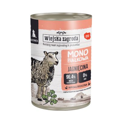 Economy Pack Wiejska Zagroda Dog 24 x 400g Puppy Lamb