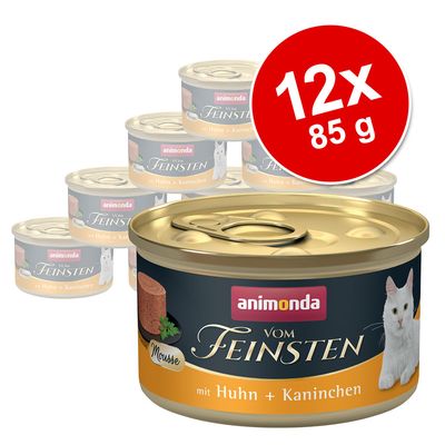 animonda Vom Feinsten Adult 12 x 85g Chicken & Rabbit