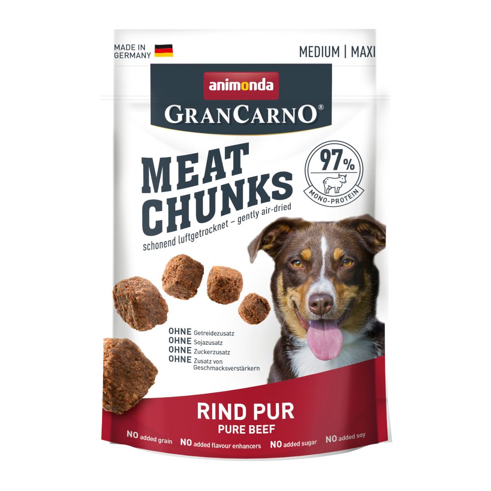 animonda Gran Carno Meat Chunks - Medium/Maxi Pure Beef (80g)