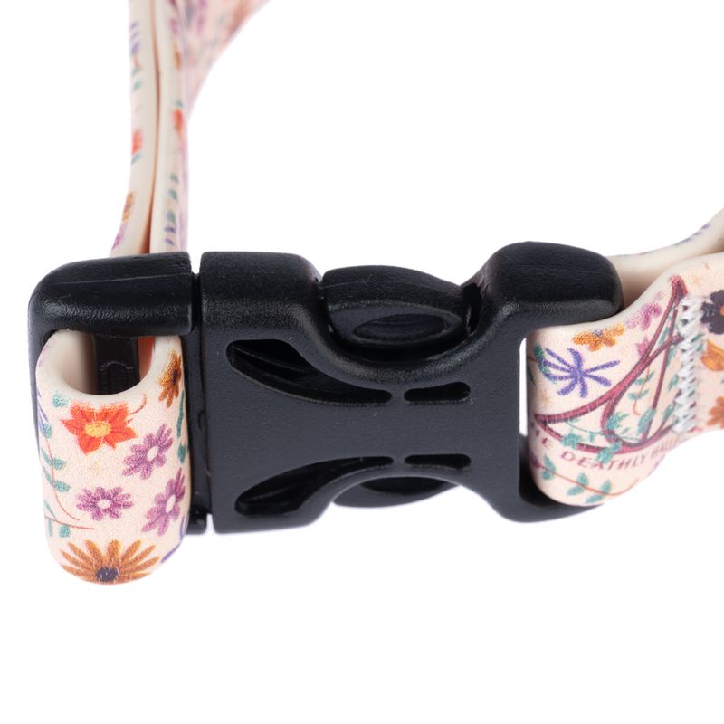 Harry Potter Deathly Hallows Collar - Beige Size S: Neck Circumference 25 - 36 cm, Width 20mm