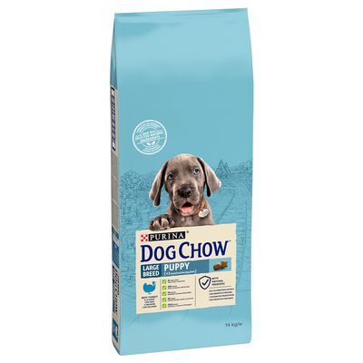 PURINA Dog Chow Puppy Large Breed Turkey 14kg