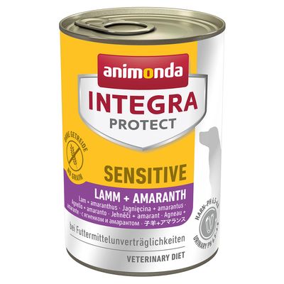 animonda Integra Protect Dog Sensitive 6 x 400g Lamb & Amaranth