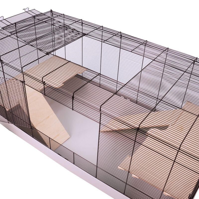 Skyline Speedy Gonzales 120 Small Animal Cage Grey: 118 x 58 x 57cm (L x W x H)