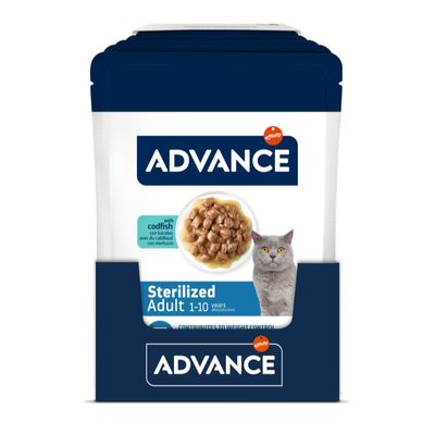 Advance Feline Sterilised Cod 12 x 85g