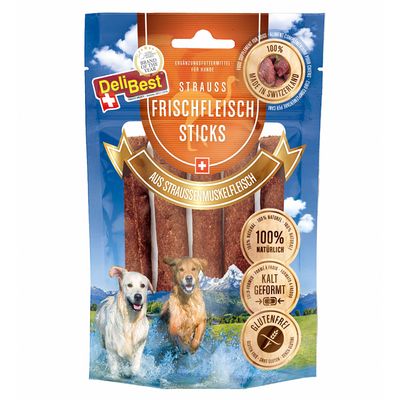 DeliBest Ostrich Sticks 5 x 10cm