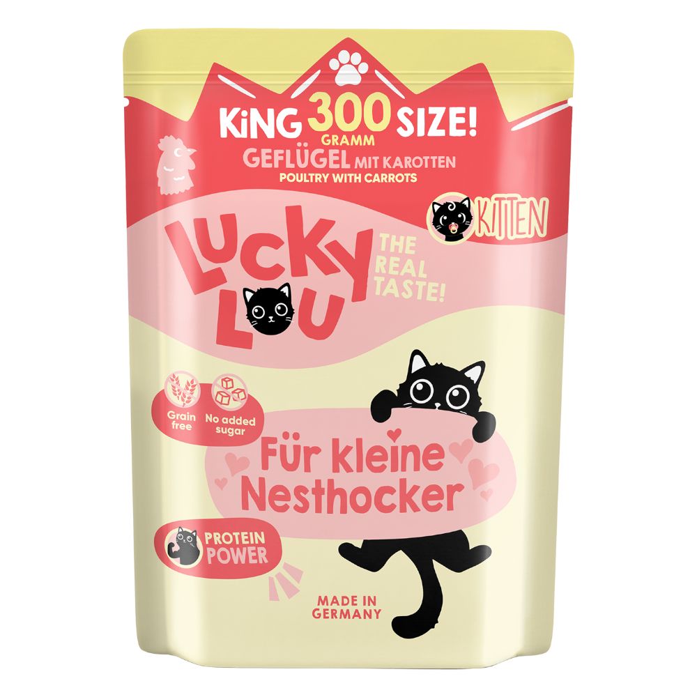 Lucky Lou Lifestage Kitten 6 x 300g Poultry