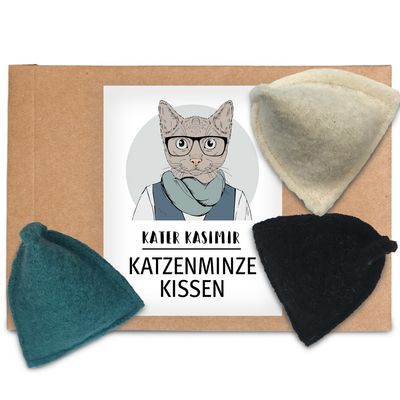 Cat Casimir Catnip Pillow set of 3