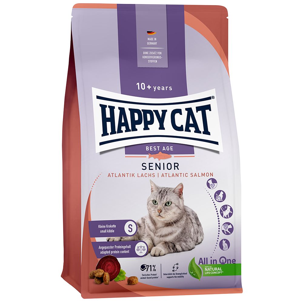 Happy Cat Senior Atlantic Salmon 1.3kg
