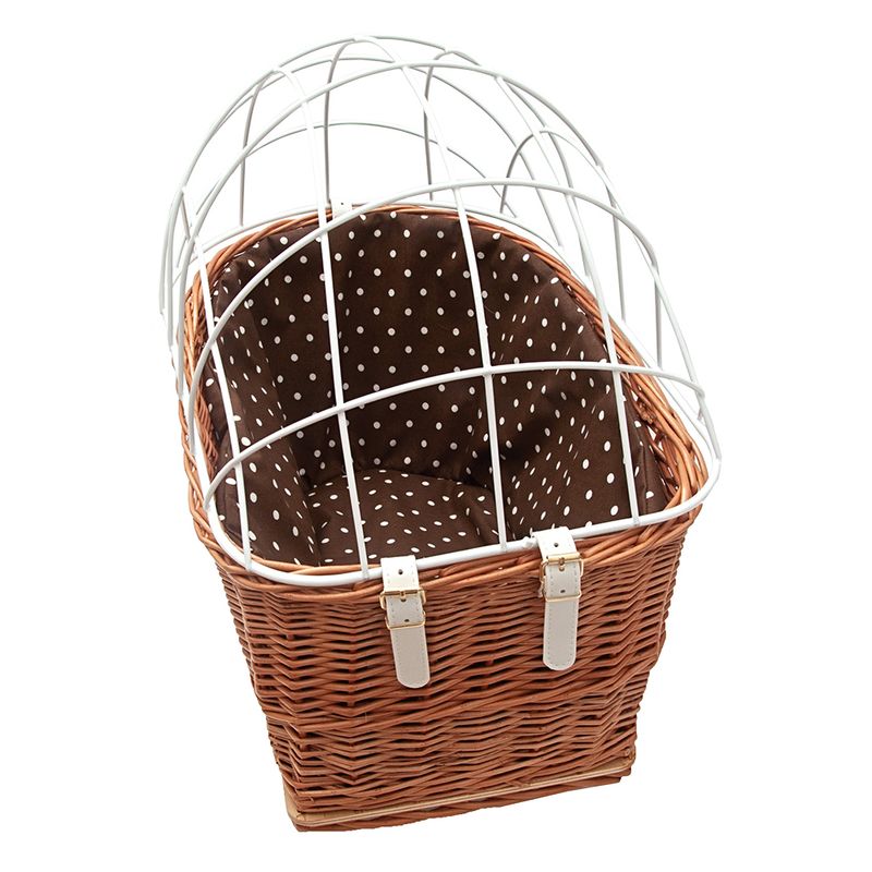 Aumüller Bicycle Basket with Protective Wire for Luggage Rack 56 x 36 x 50 cm (L x W x H)