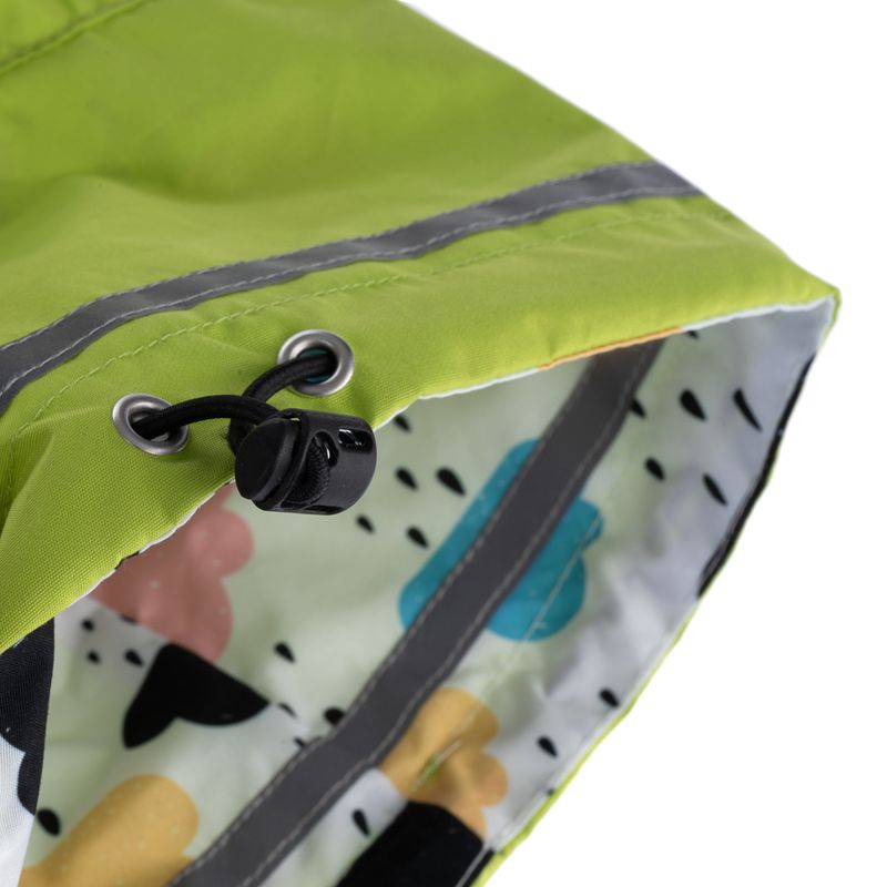 TIAKI Clouds Reversible Dog Raincoat approx. 30cm (Back Length)