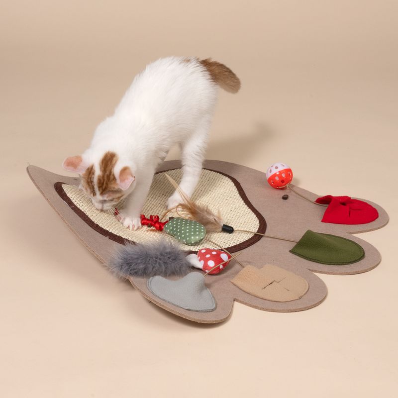 TIAKI Pawprint Interactive Mat for Cats 1 Mat