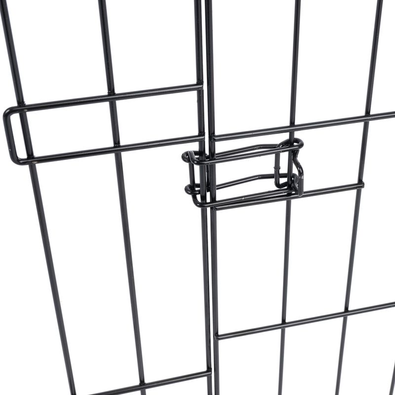 TIAKI Metal Puppy Pen Size M: 8 Panels each 61 x 76cm (W x H)
