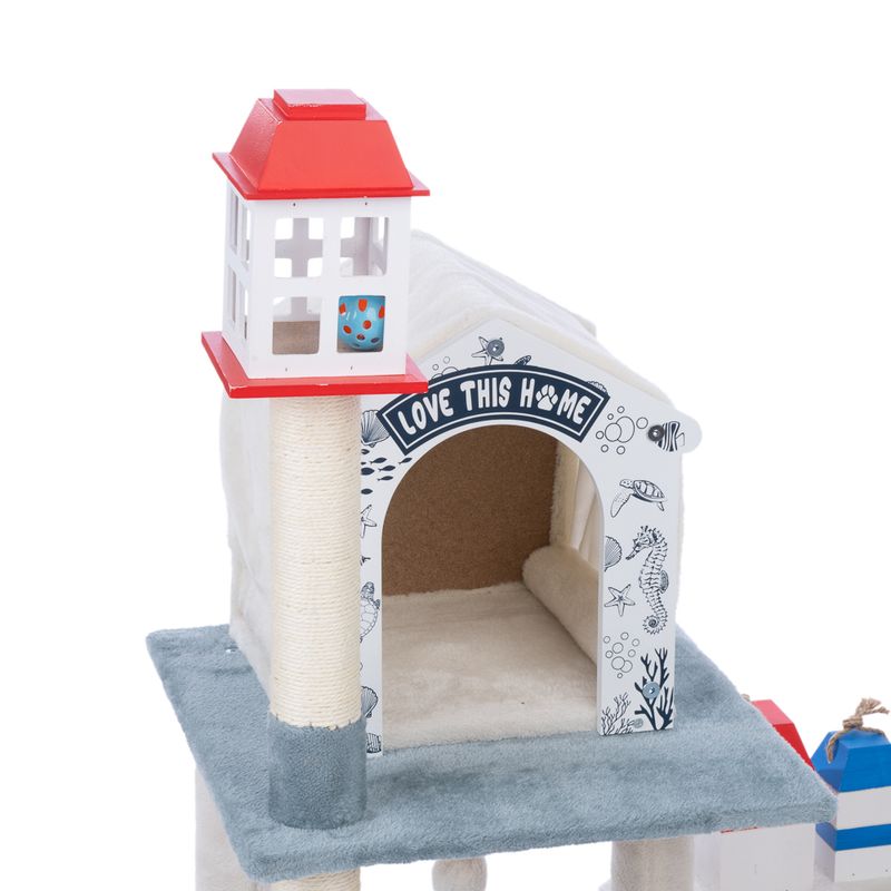 TIAKI Sea Port Cat Tree 83 x 45 x 110 cm (L x W x H)