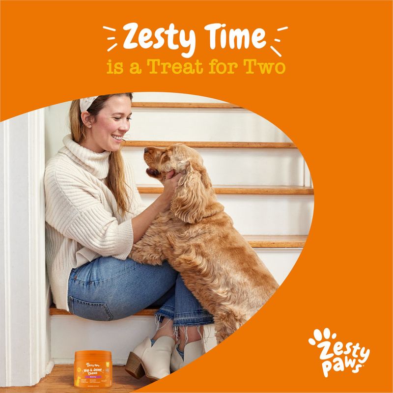 Zesty Paws Hip & Joint Chews Mobility - Turkey 90 Chews