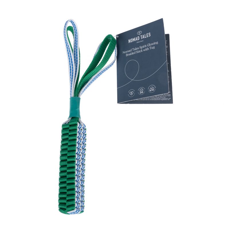 Nomad Tales Spirit Glow-in-the-Dark Braided Throwing Toy approx. 28 x 3 x 3 cm (L x W x H)