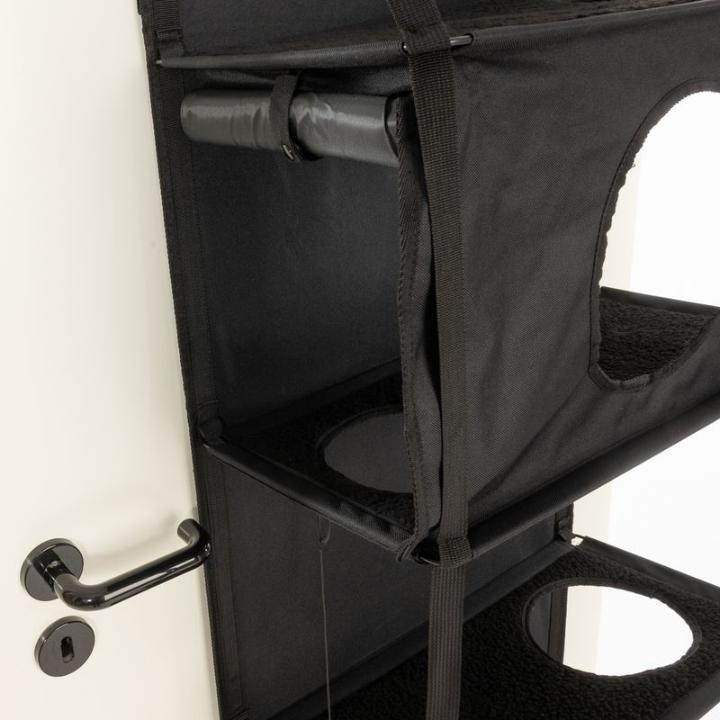 zooplus Basics Door Cat Tree Black