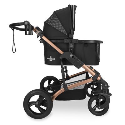 Nomad Tales Calma Pet Stroller - Rose Gold Up to 15kg: 82 x 65 x 102 cm (L x W x H)