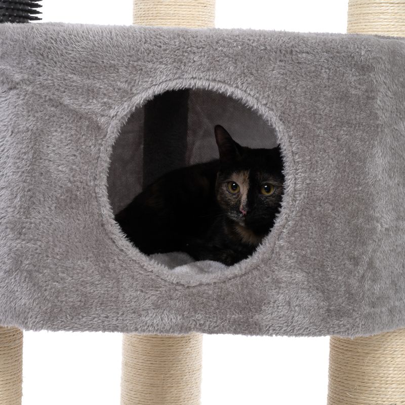 zooplus Basics XXL Scratching Tree Grey